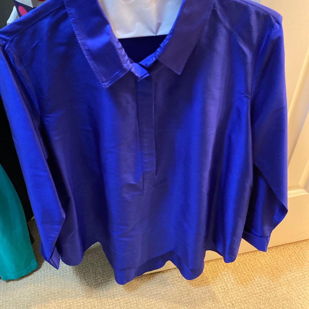 Royal Blue Sara Campbell evening top